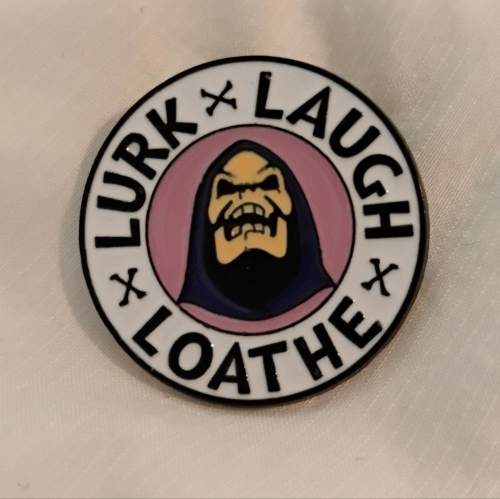 🧁 3/$30 Skeletor Lurk Laugh Loathe Enamel Pin NEW